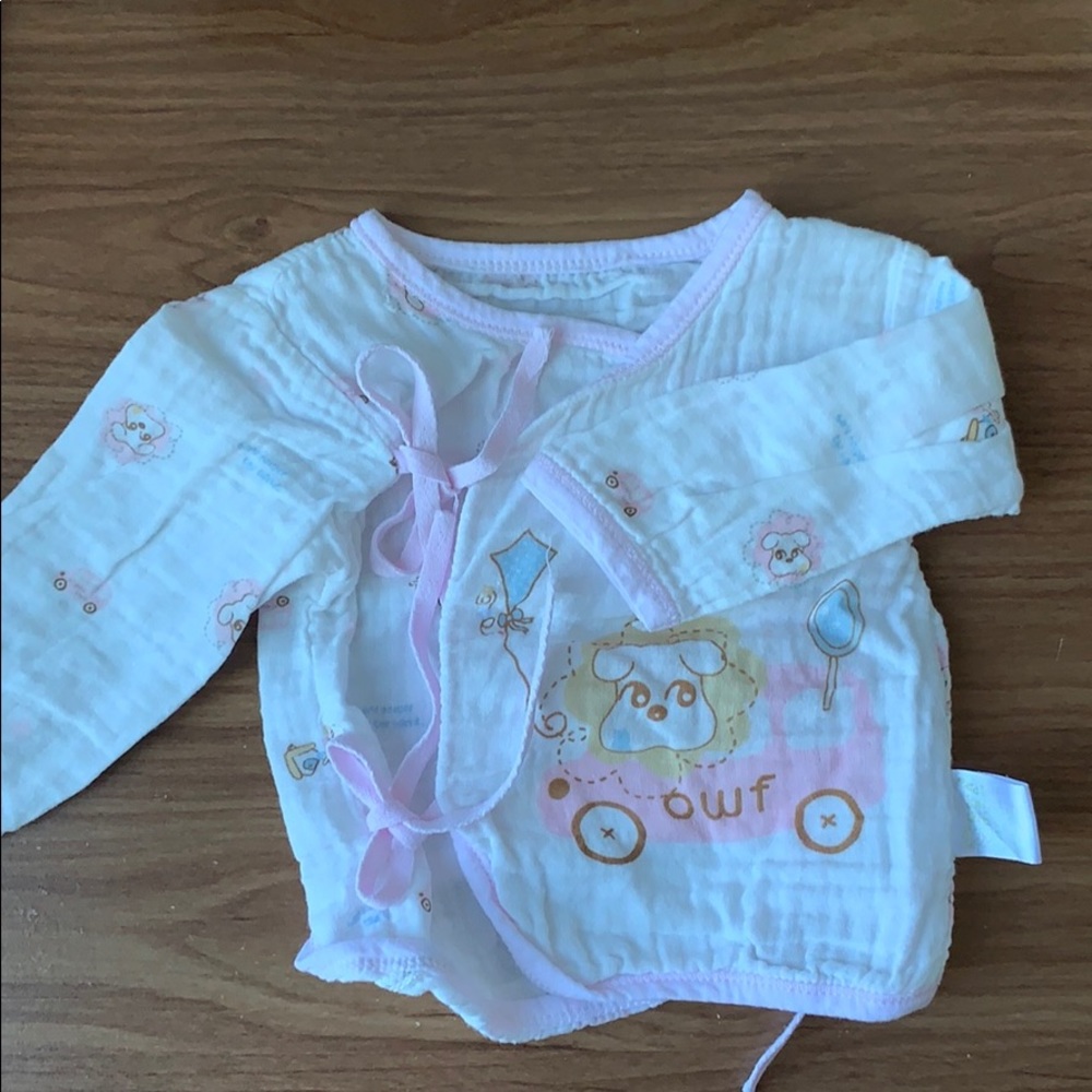 FREE Baby top kimono style
